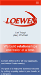 Mobile Screenshot of loewentrailers.com